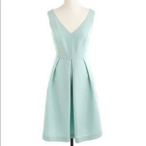 J. Crew Sea Spray Kami Classic Faille Dress